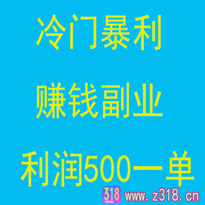 冷门暴利赚钱副业，一单利润500-1000元