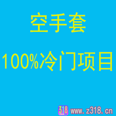 空手套，100%冷门项目，月入上万不难，抓紧入局，教你如何赚钱